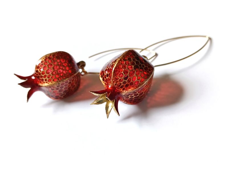 Pomegranate Earrings